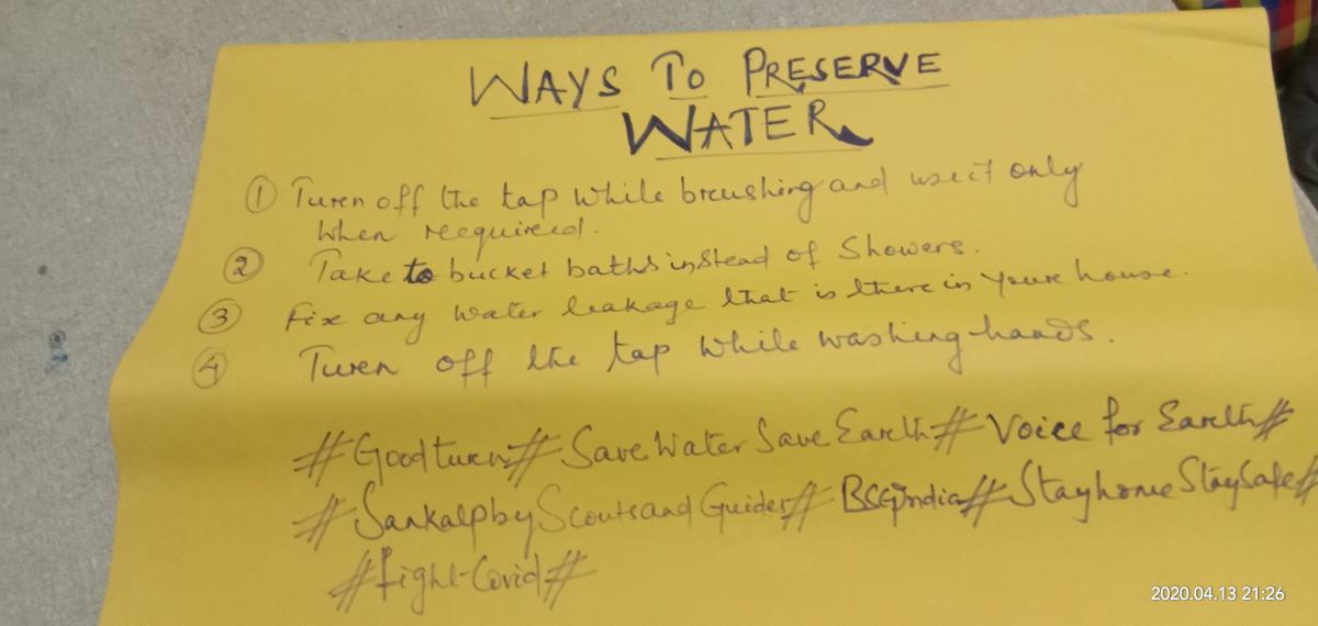 ##goodturn##fightcovid##21dayslockdown##Stayhomestaysafe##BSGindia##SDGgoals##sankalpbyscoutsguides##