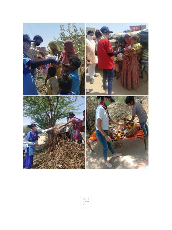 food distribution in lockdown (sankalp project) 