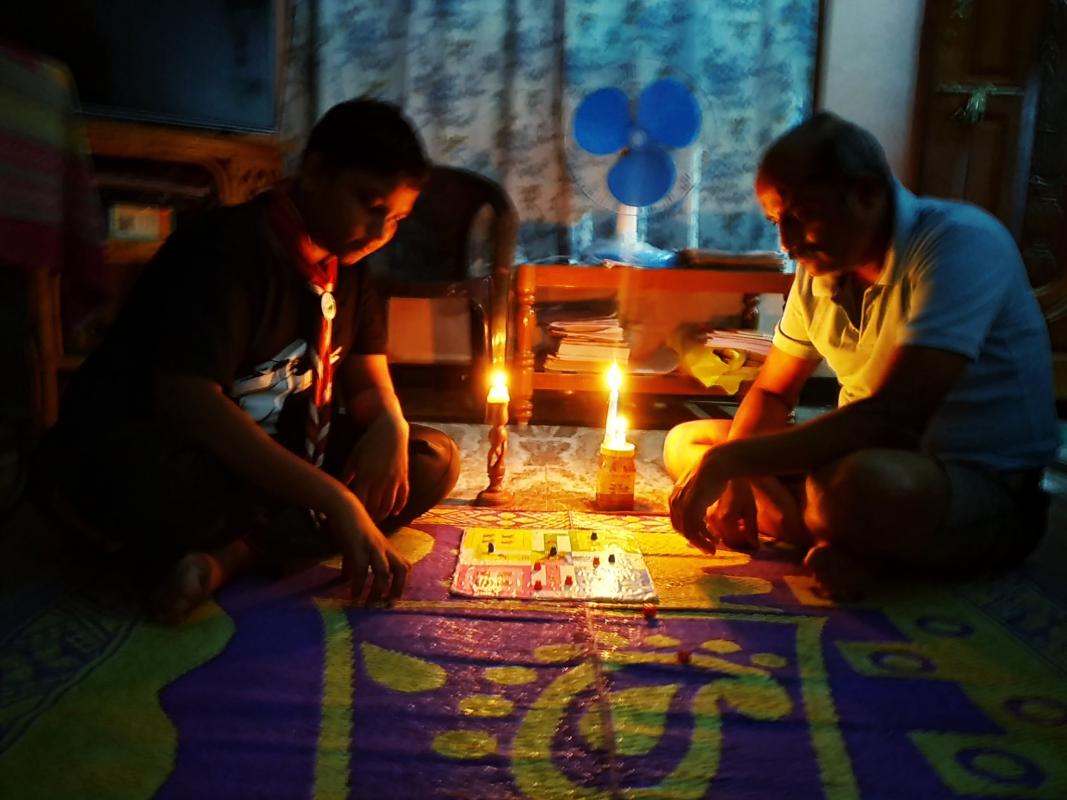 #Game at night Sankalp to create a better tomorrow 