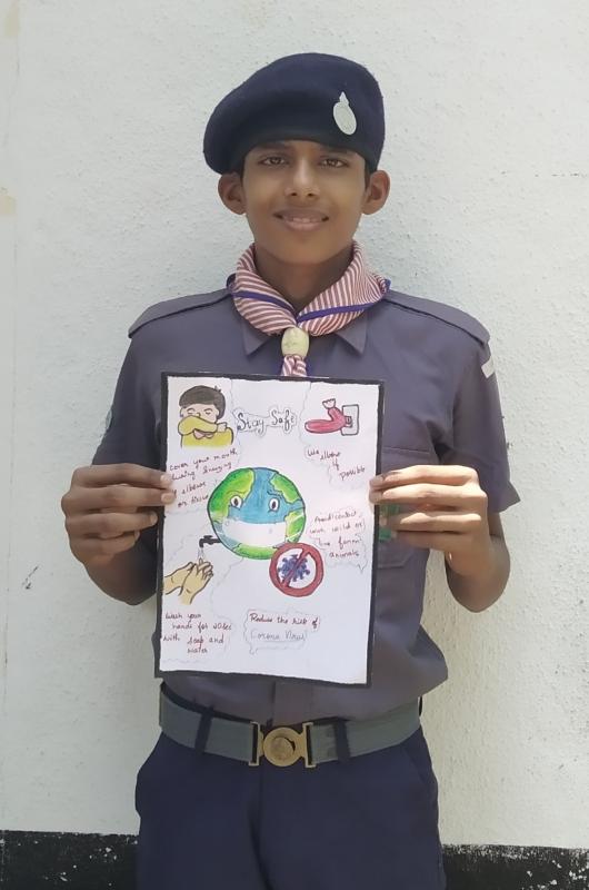 drawing on awareness of coronavirus