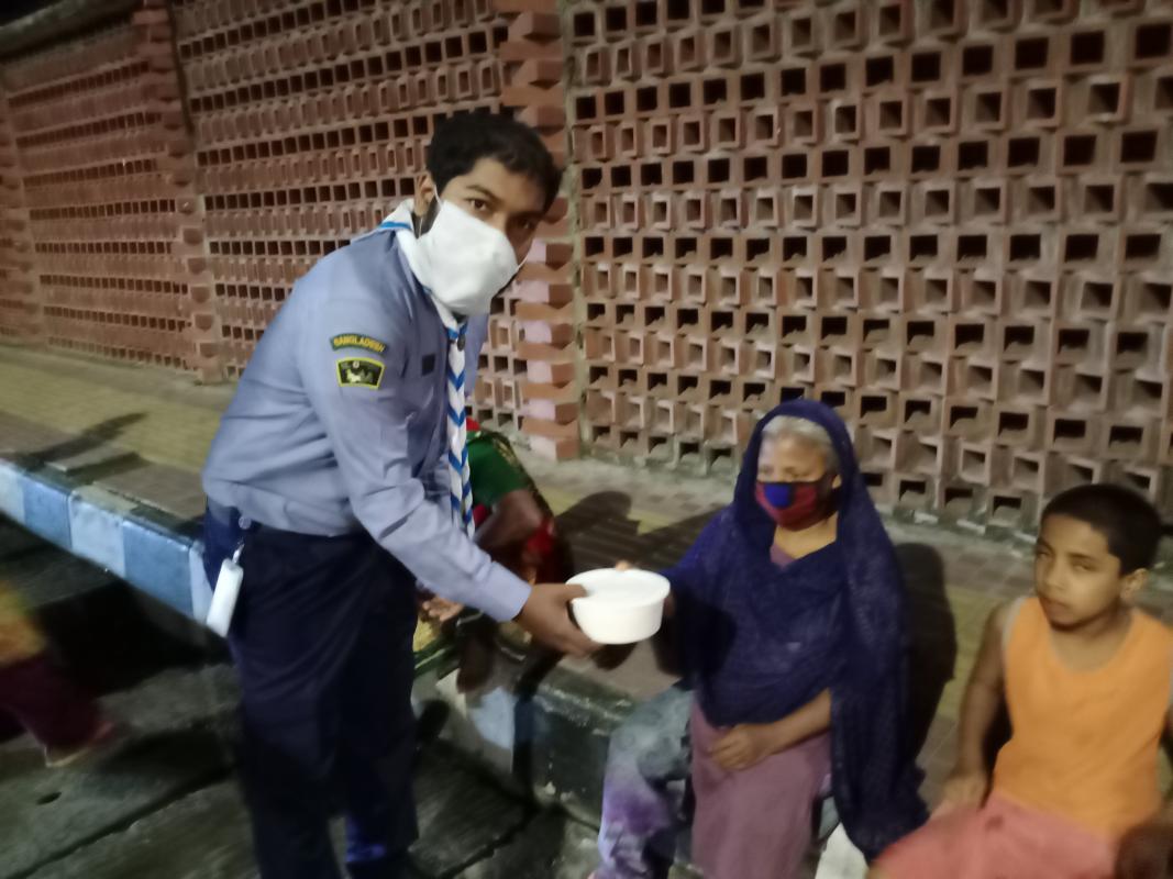 করোনা কালিন সময়ে ত্রান বিতরণ ২০২০