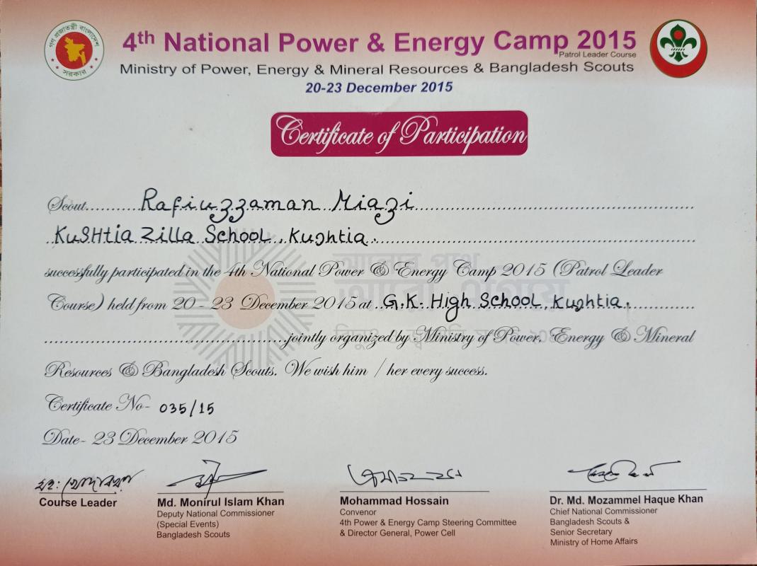 4th National Power & Energy Camp
