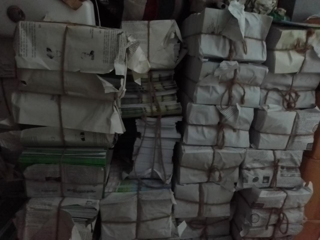 exercise book binding project