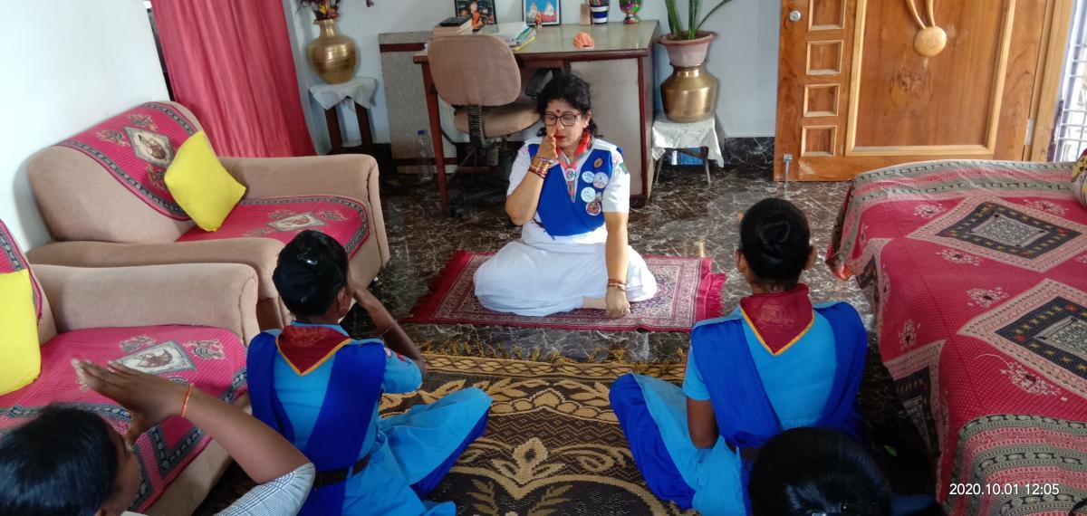 ##gandhi darsan##observation of Gandhi jayanti and sastri jayanti ##fit india movement ##yoga and marathon##unitleader rovers nd rangers ##s. b. sc. h. s. school konisi Ganjam 