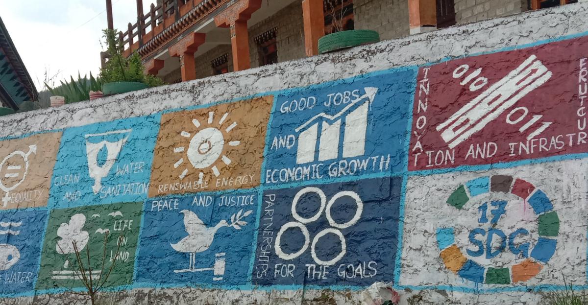 Painting of 17SDGs