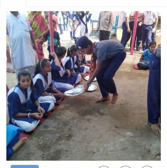 Food distribution For needy child