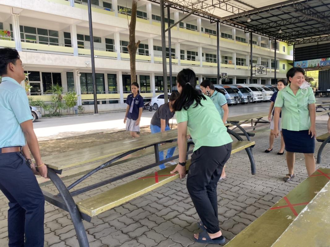 เตรียมจัดสถานที่ก่อนการเปิดภาคเรียน