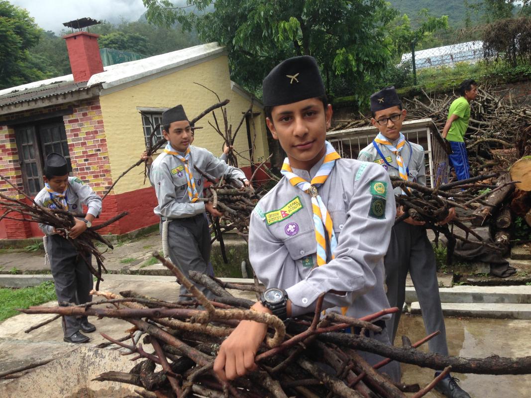 SXG Boy scout cooking competition 