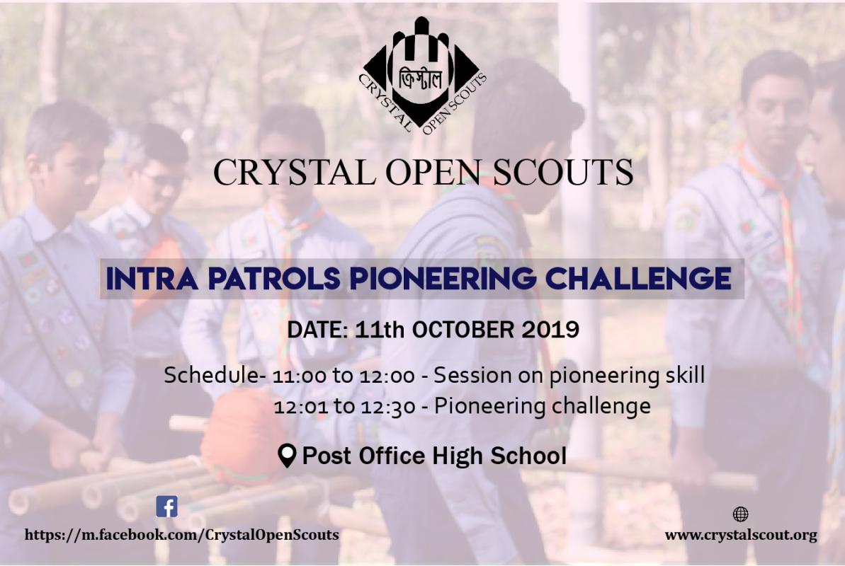 Intra Patrols Pioneering Challenge (CRYSTAL OPEN SCOUTS GROUP)