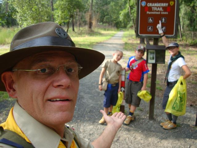 Lone Scouts Clean Trails for Persons with Disabilities/Handicaps