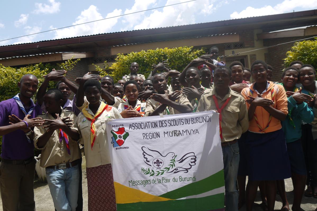 Formation sur Messagers de la Paix dans la Région Scoute Muramvya/BURUNDI