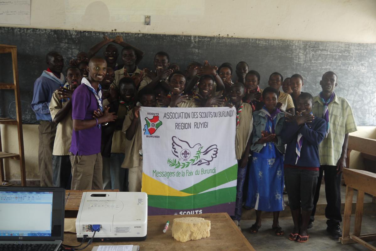 Formation sur Messagers de la Paix, Région Scoute Ruyigi/Burundi