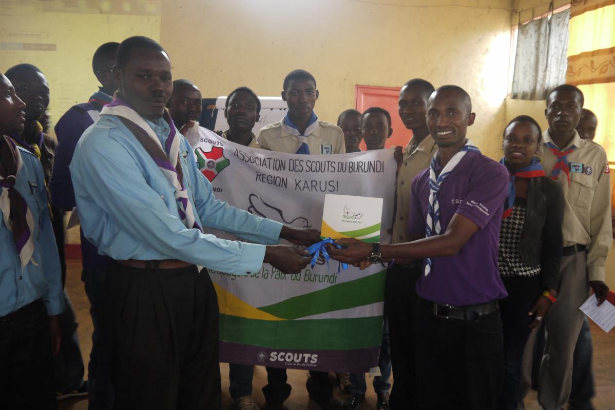 Formation sur Messagers de la Paix dans la Région Scoute Karusi/BURUNDI