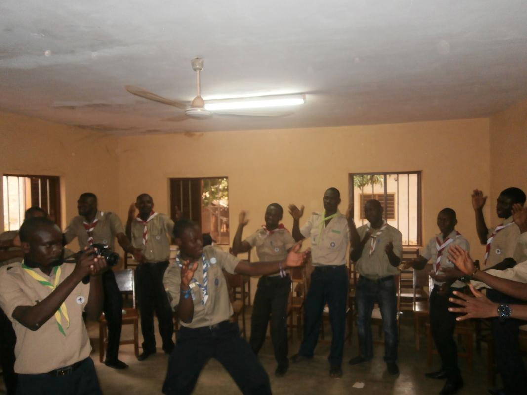formation des scouts sur l'importance et rôles des méssagers de la paix