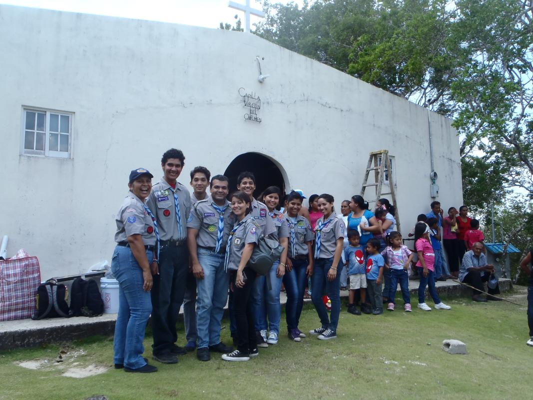 Restauración de la Capilla Virgen del Carmen en el Harino, Antón, Panamá