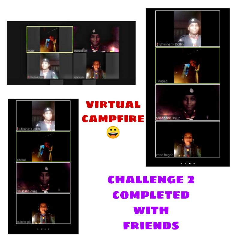 #Virtualcamfire Sankalp for a better tomorrow 