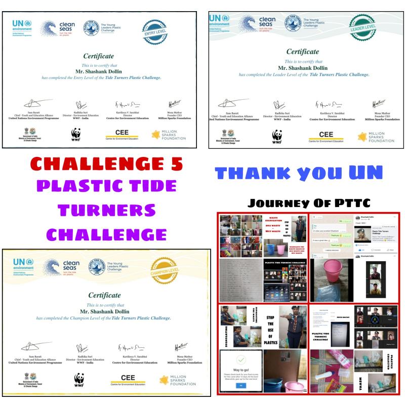 Udaan Project || Challenge 5 || Plastic Tide Turners Challenge 