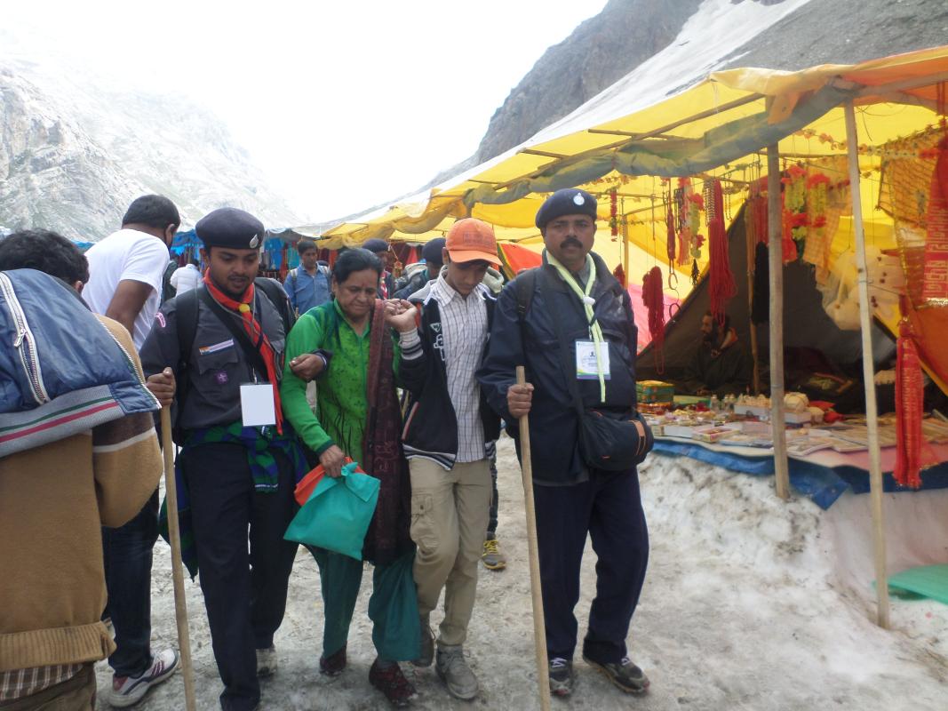 Serve to the pilgrims at Holy Amarnath Yatra 2015