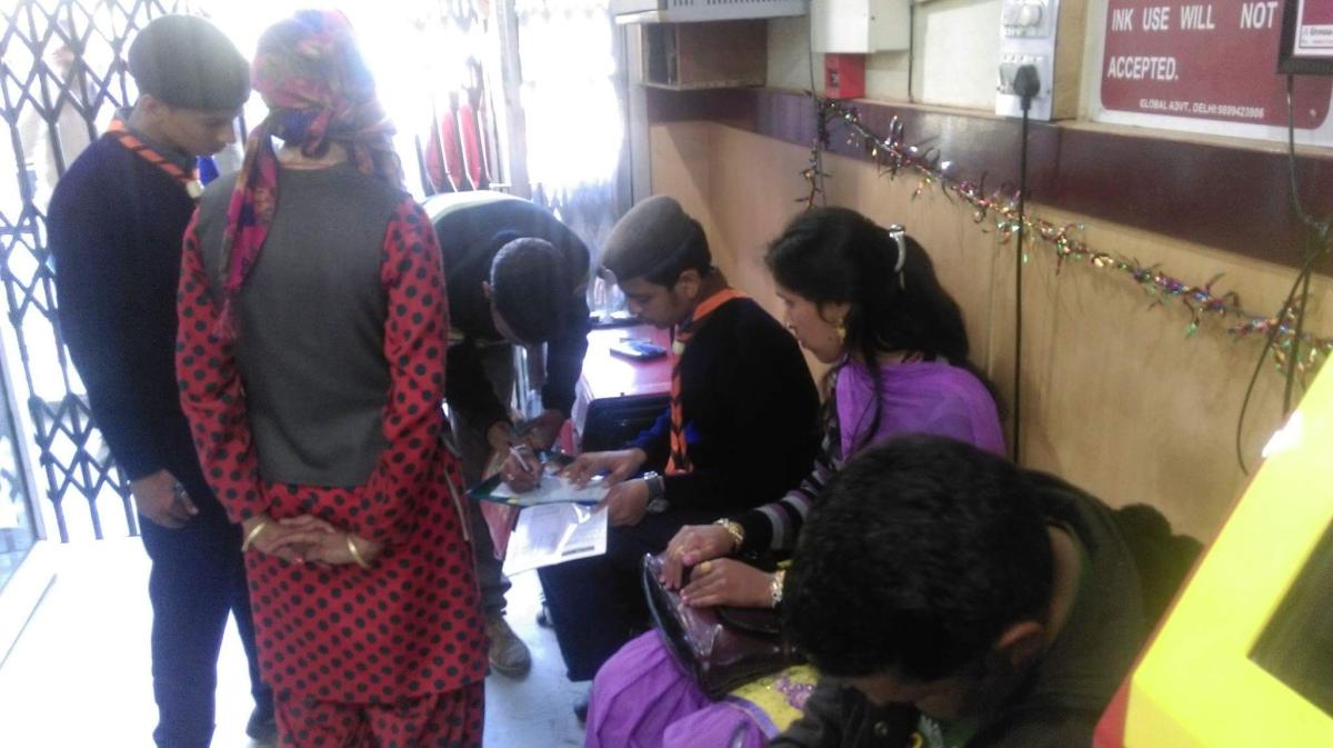 Service at bank day 2