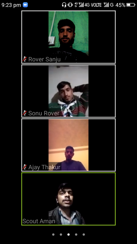 Virtual Meeting of Snow Land Rover's Open Crew Manali