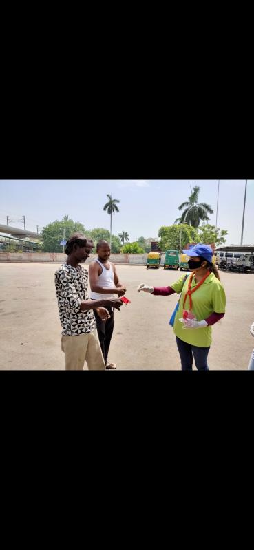 Food & Mask distribution