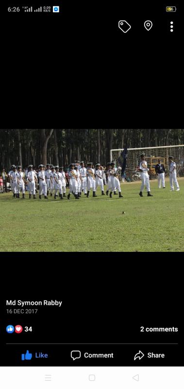 মহান বিজয় দিবস কুচকাওয়াজে অংশগ্রহণ-২০১৭

