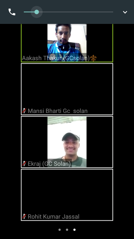 6th virtual group meeting gc solan