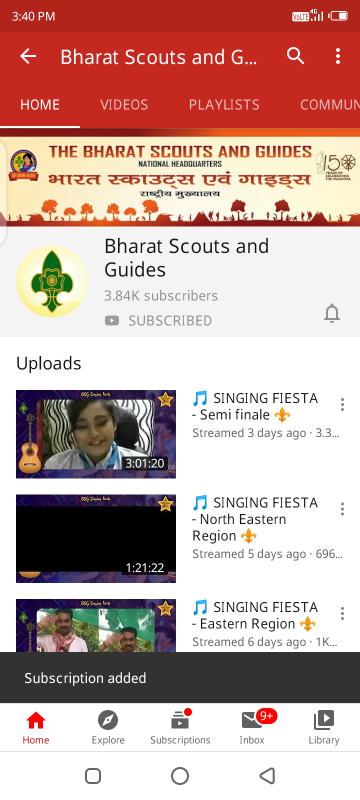 *DIGITAL SCOUTING GUIDING* Challenge 6.) #youTube Channel of BSG