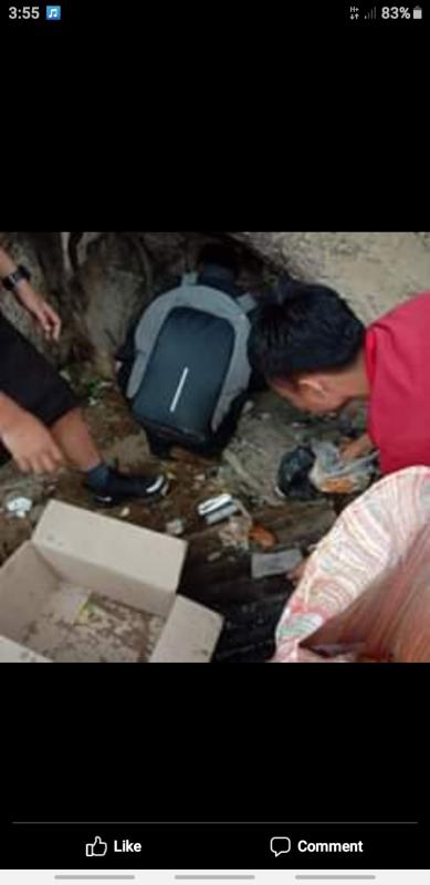 cleaned a way towards our local monastery 