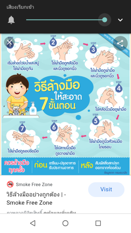 ต้องล้างมือให้สะอาดเพื่อป้องกันcovid