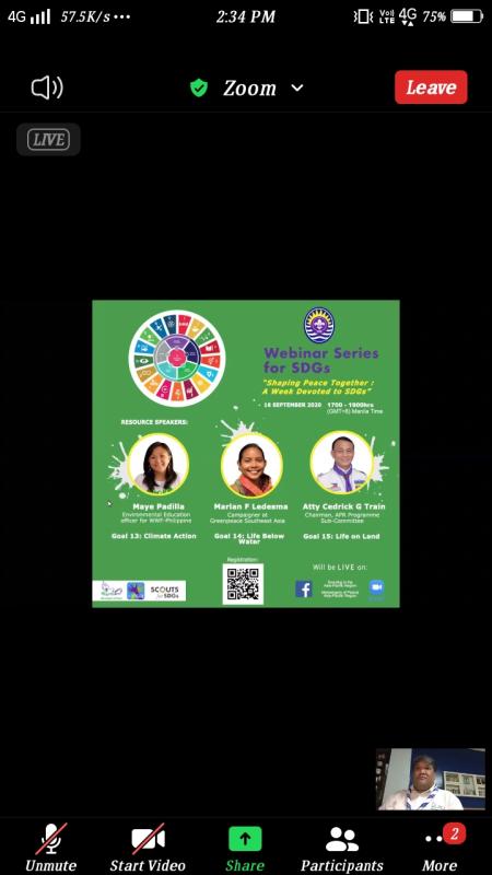 Webinar Series for SDGs