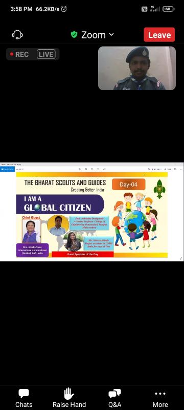 Webinar on ' I am global citizen' day-4