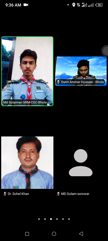 গত ২৫-০৪-২০২১ তারিখে খুলনা ও বরিশাল বিভাগীয় সিনিয়র রোভার মেট ও সমাজ উন্নয়ন অ্যাওয়ার্ড ওয়ার্কশপ অনুষ্ঠিত হয়।