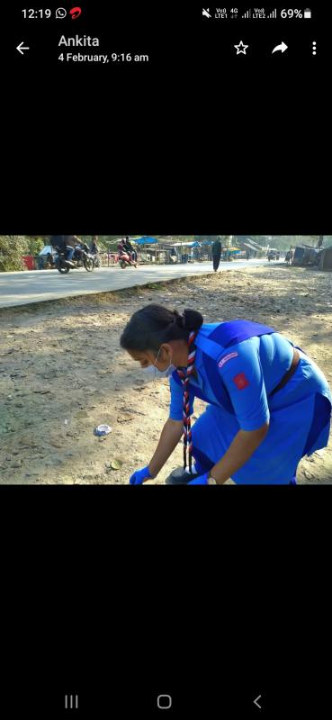 Cleaning temple 