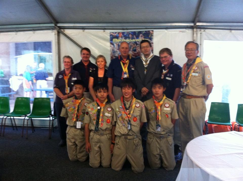 Assisting Scouts from the Greater Tohuko Region of Japan to recover from the devastating earthquake and tsunami.