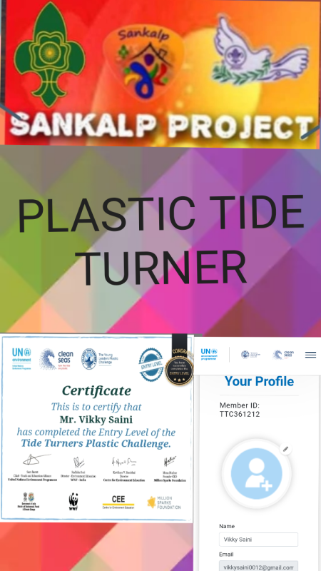 SANKALP PROJECT Section:#B Environment and sustainability Challenge 2nd  Plastic tide turners challenge