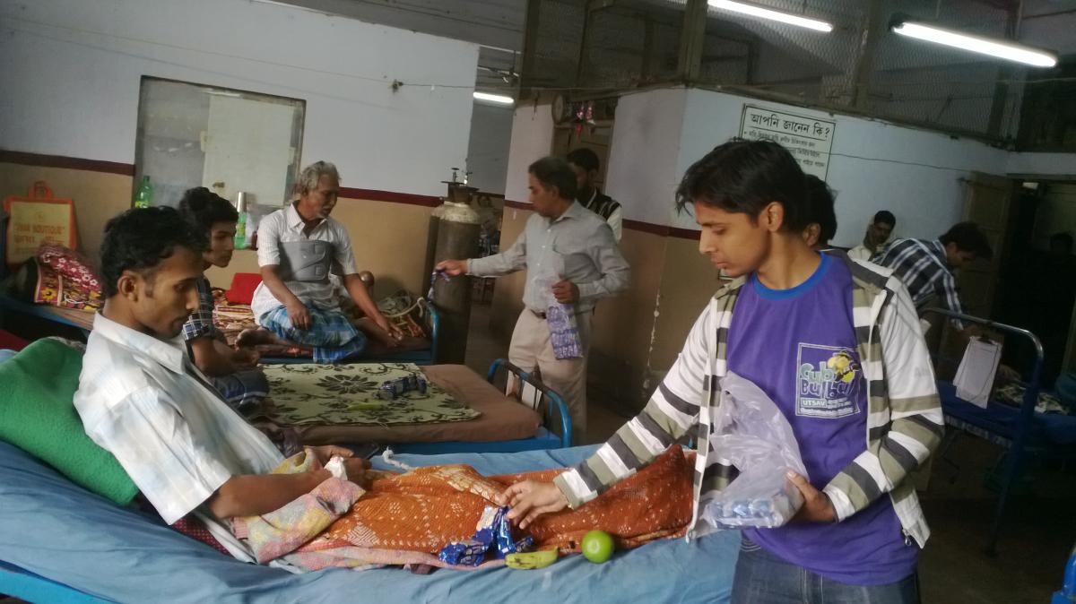 FRUIT DISTRIBUTION TO HOSPITAL PATIENTS