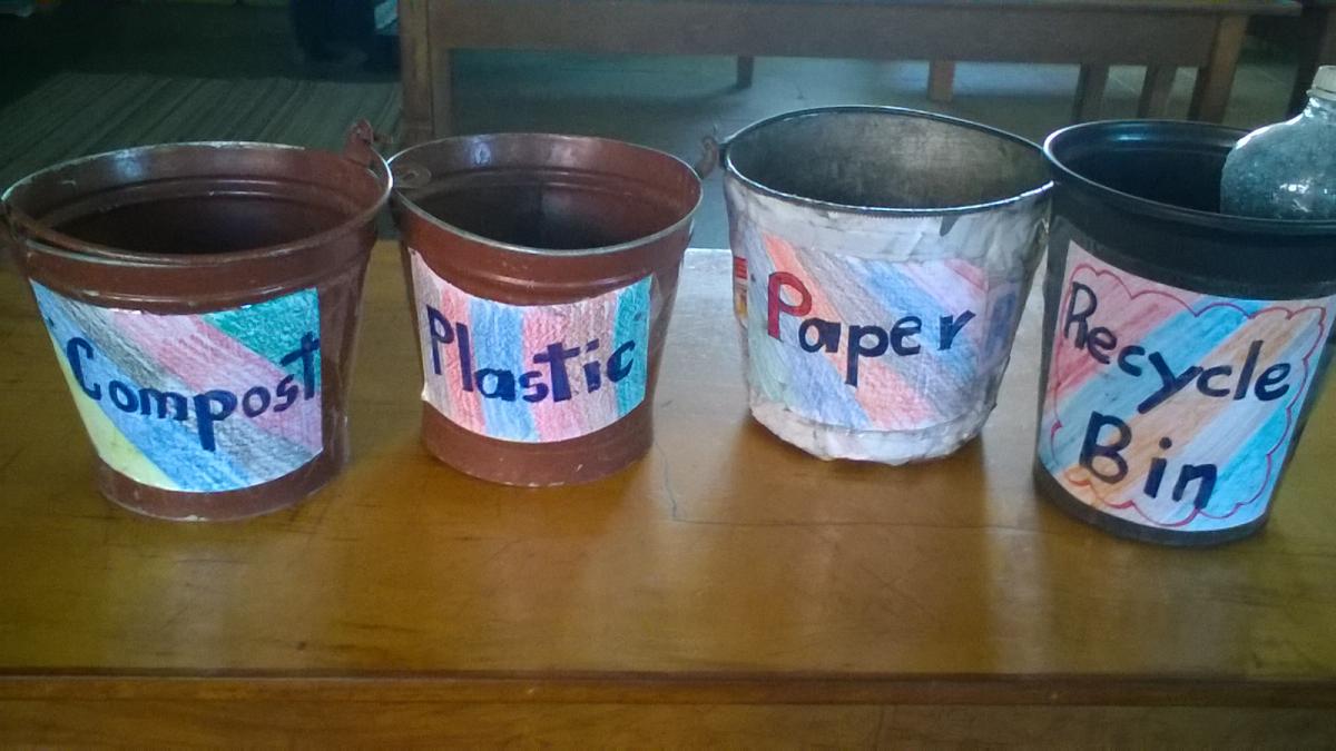 MOP through Clean School Programme (Separation of Rubbish)