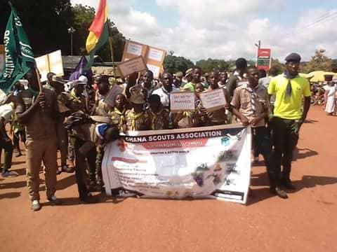 Scouts fight against drug abuse in Yendi