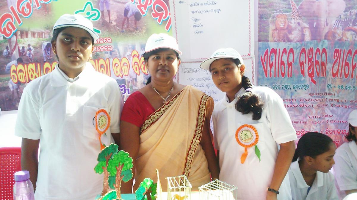 Participating in Eco-model exhibition 