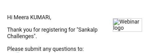  (D) DSG  challenge 4 webinars and virtual Crew meeting