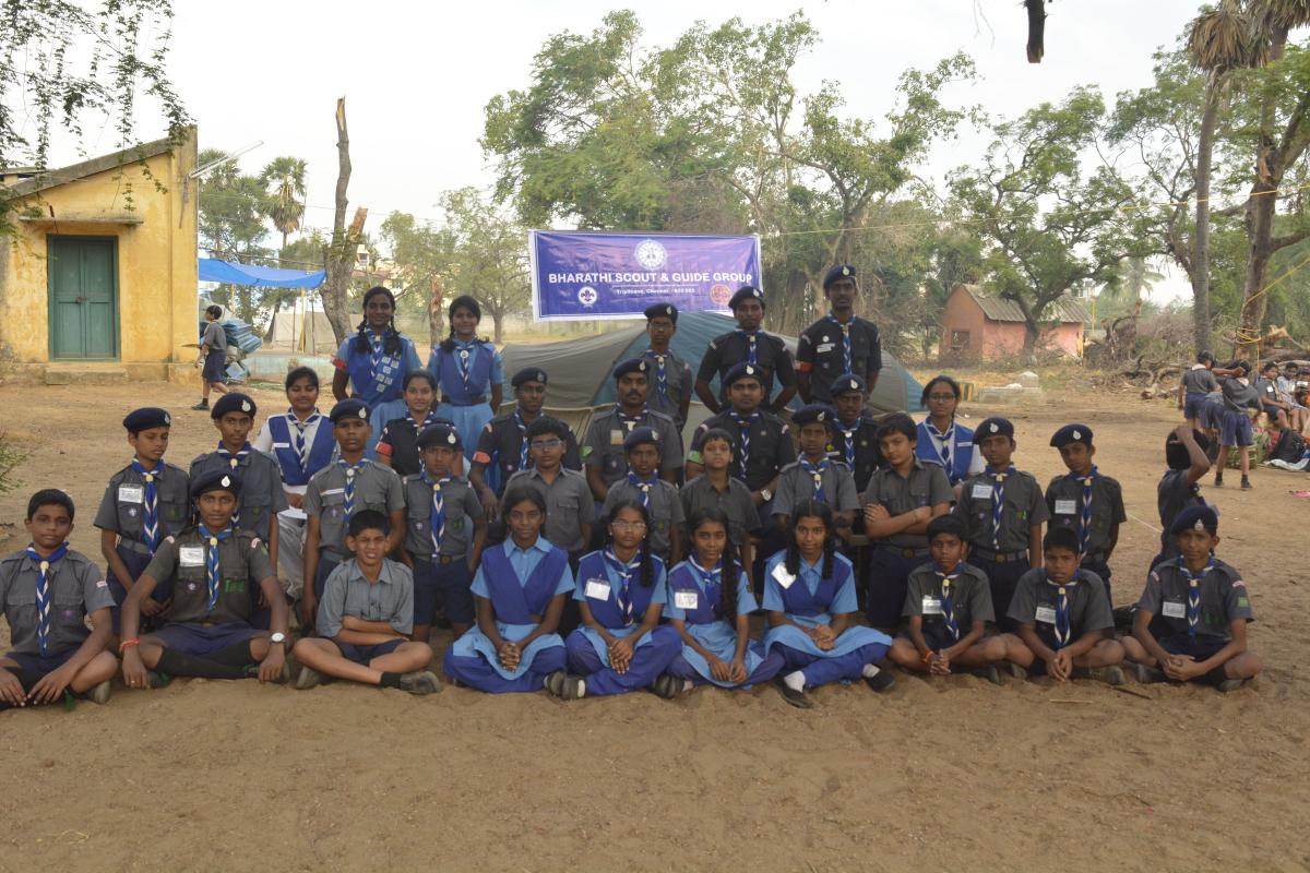 BHARATHI SCOUTS AND GUIDES GROUP, Annual camp.