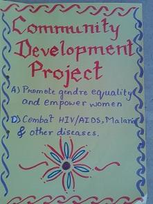 COMMUNITY DEVELOPMENT PROJECT