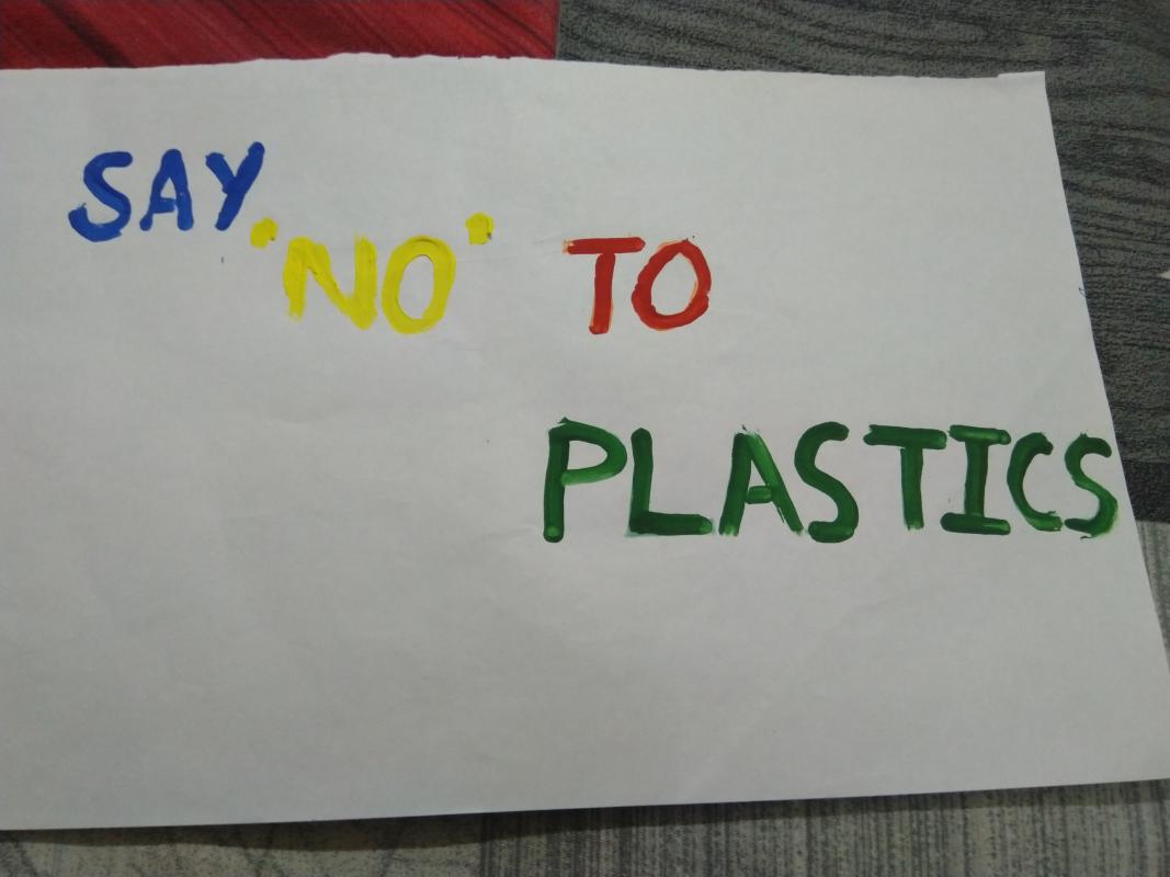 SAY "NO" TO PLASTICS