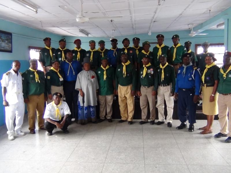 RIVERS STATE SCOUT COUNCIL DISCUSSED MESSENGERS OF PEACE PROGRAM AS PART OF THE TENDERFOOT/SECOND CLASS TRAINIG AT OKIRIKA IN RIVERS STATE  NIGERIA
