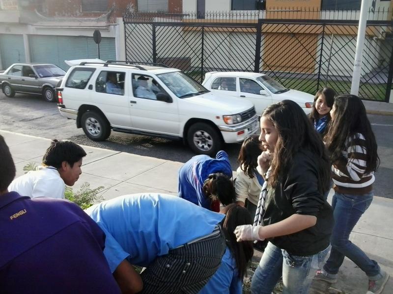 Cleaning the world ... Cleaning Arequipa ...
