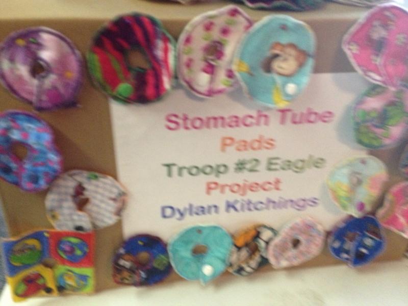 Stomach tube pads for kids World Scouting