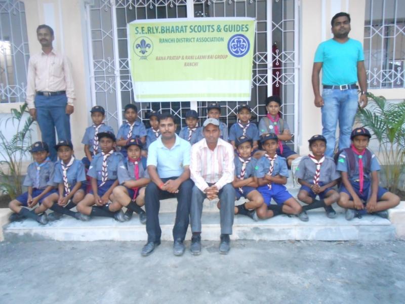 one day cub out door expdt. at ranchi scout den 