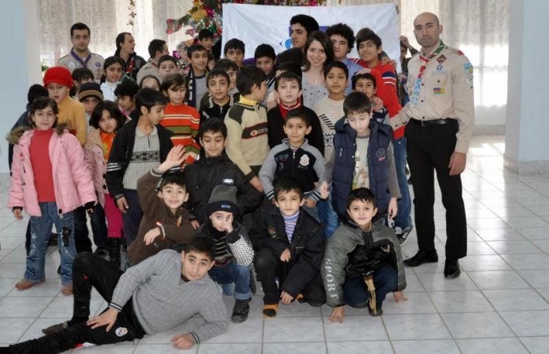 "Kids to kids" is the way of helping children in one of the orphanage of Baku