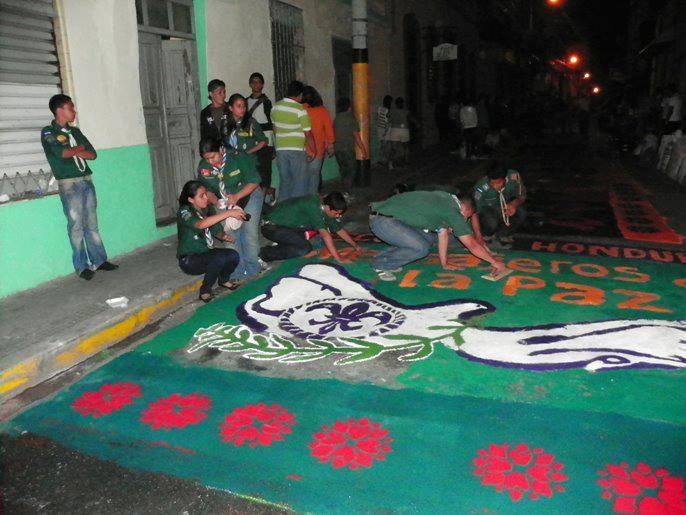 Mensajeros de la Paz en la Semana Santa de Honduras